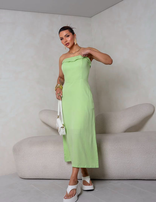 Vestido Tomara que Caia em Viscolinho